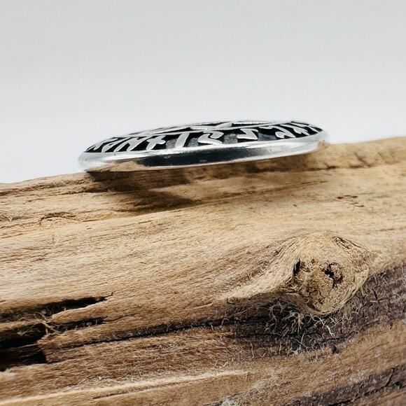 Sterling Silver Star of David Pendant – Hebrew Rune - Picture 3 of 7